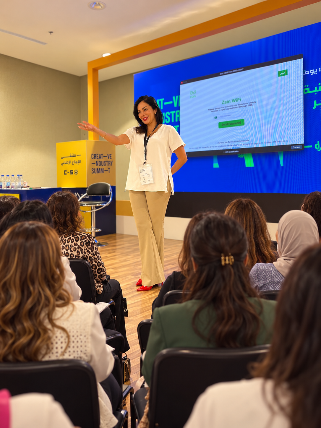 Rana Arafa leading a Women in Executive Leadership coaching programme